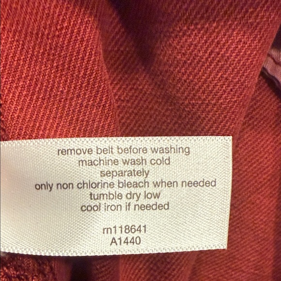 Lane Bryant Women's Red Denim Trench Coat - Picture 15 of 15